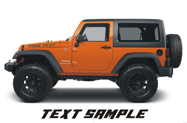 Jeep Hood Decals style 023