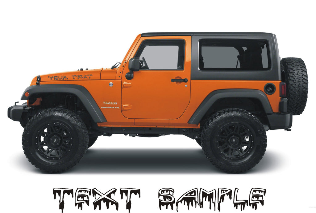 Jeep Hood Decals style 005