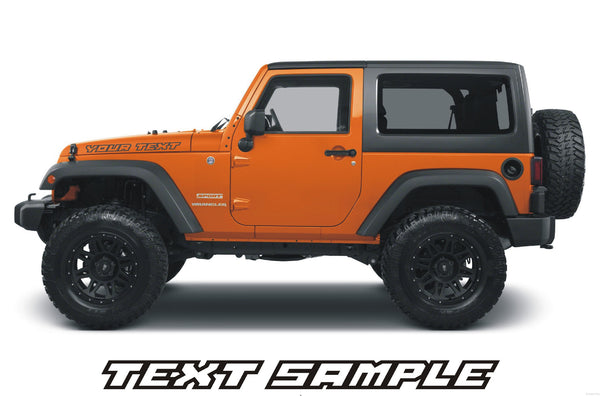 Jeep Hood Decals style 013