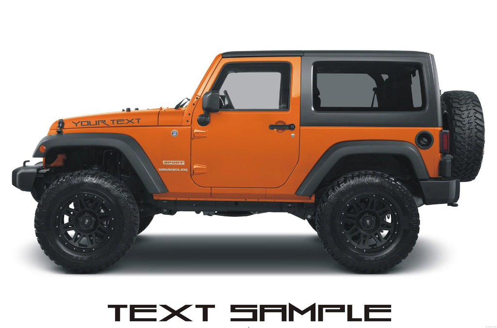 Jeep Hood Decals style 016