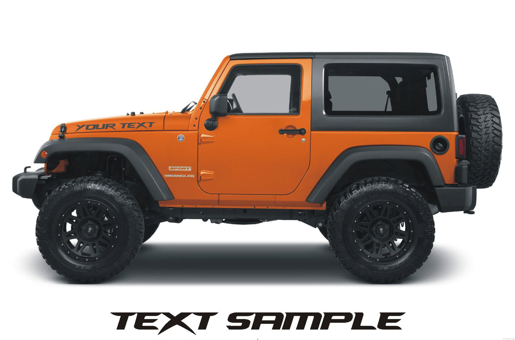 Jeep Hood Decals style 022